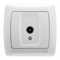 Розетка TV конечная белая VIKO CARMEN 90561010
